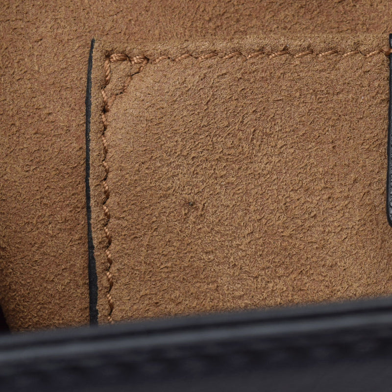 Gucci Gucci连锁肩部出口黑色女士小牛GP支架肩带置于级别的Ginzo