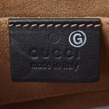 Gucci Gucci连锁肩部出口黑色女士小牛GP支架肩带置于级别的Ginzo
