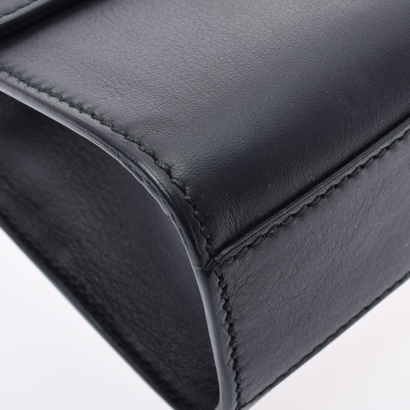 Gucci Gucci连锁肩部出口黑色女士小牛GP支架肩带置于级别的Ginzo