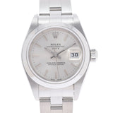 ROLEX Rolex Oyster Purpetur Date 79160 Ladies SS Watch Automatic Silver Dial A Rank Used Ginzo