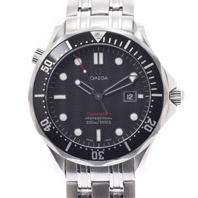 Omega Omega Sea Master Professional 300 212.30.41.61.01.001男士SS Watch Quartz Black Dial A等级使用Ginzo