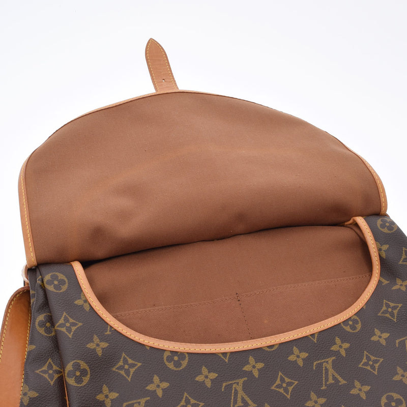 LOUIS VUITTON Louis Vuitton Monogram Somure 35 Brown M42254 Unisex Monogram Canvas Shoulder Bag B Rank used Ginzo