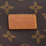 LOUIS VUITTON ルイヴィトン モノグラム ソミュール35 ブラウン M42254 ユニセックス モノグラムキャンバス ショルダーバッグ Bランク 中古 銀蔵