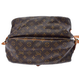 LOUIS VUITTON ルイヴィトン モノグラム ソミュール35 ブラウン M42254 ユニセックス モノグラムキャンバス ショルダーバッグ Bランク 中古 銀蔵