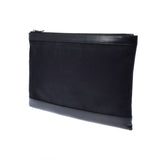 BALENCIAGA Balenciaga Navy Clut Clutch Bag Black Men's Canvas/Leather Second Bag B Rank used Ginzo