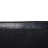 BALENCIAGA Balenciaga Navy Clut Clutch Bag Black Men's Canvas/Leather Second Bag B Rank used Ginzo