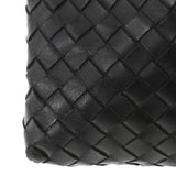 BOTTEGAVENETA Bottega Veneta Intrechart Shoulder Bag Black Ladies Leather Shoulder Bag B Rank Used Ginzo