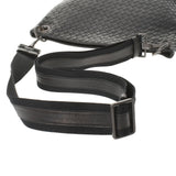 bottegaveneta bottega veneta Intrechart肩带肩带黑色女士皮革肩袋B等级用ginzo