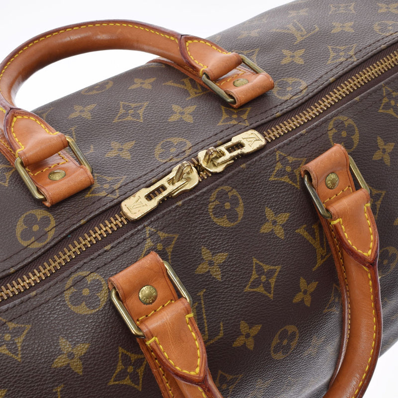 路易威顿路易·维昂（Louis Vuitton）路易威登（Louis Vuitton）会标kepol 45棕色M41428女用式字母纸帆布波士顿袋B级二手Ginzo