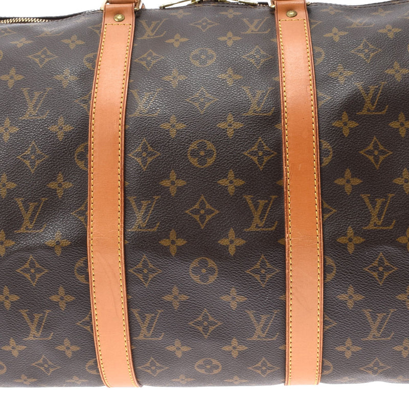 路易威顿路易·维顿（Louis Vuitton）Louis Vuitton Monogram keepol Band riere 50棕色M41416男女通用专着Boston Bag B Rank二手Ginzo