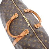 路易威顿路易·维顿（Louis Vuitton）Louis Vuitton Monogram keepol Band riere 50棕色M41416男女通用专着Boston Bag B Rank二手Ginzo