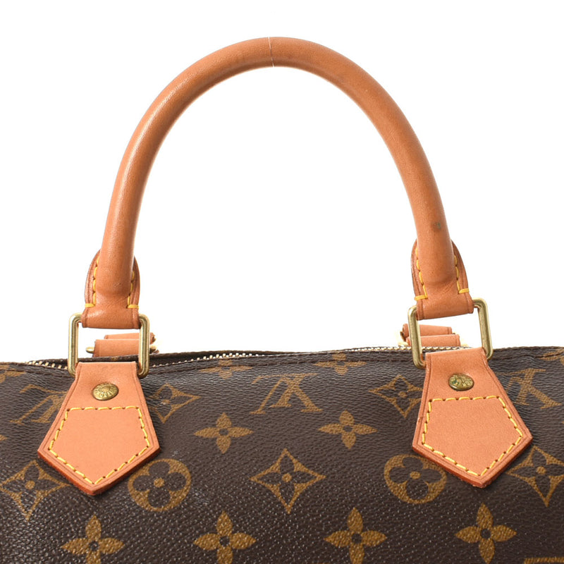 LOUIS VUITTON Louis Vuitton Monogram Speedy 40 Brown M41522 Unisex Monogram Canvas Handbag B Rank used Ginzo