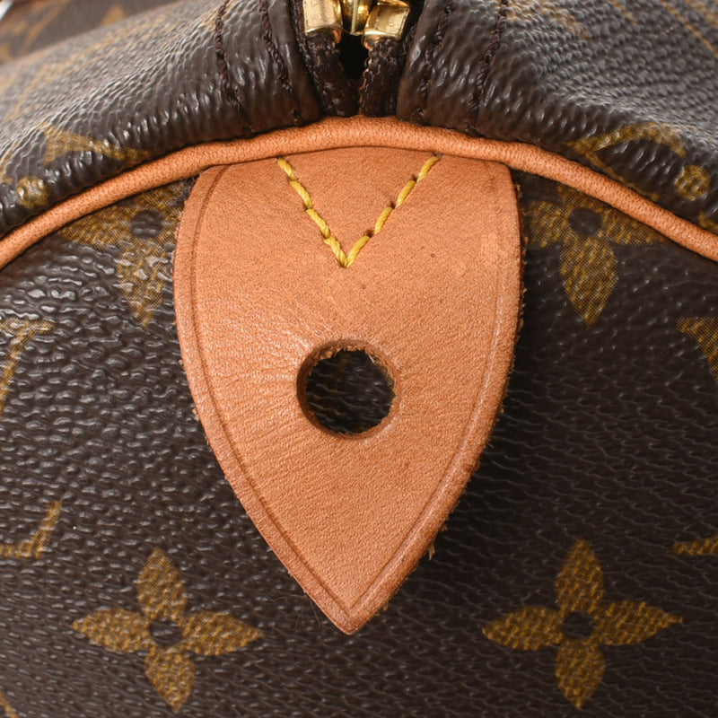 LOUIS VUITTON Louis Vuitton Monogram Speedy 40 Brown M41522 Unisex Monogram Canvas Handbag B Rank used Ginzo