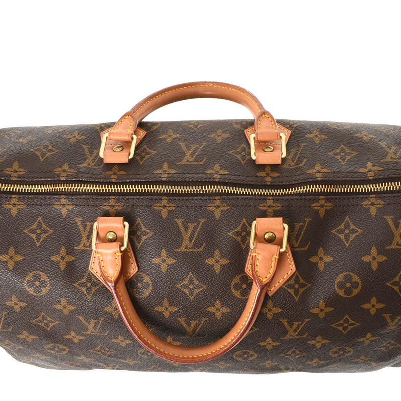 LOUIS VUITTON ルイヴィトン モノグラム スピーディ40 ブラウン M41522 ユニセックス モノグラムキャンバス ハンドバッグ Bランク 中古 銀蔵