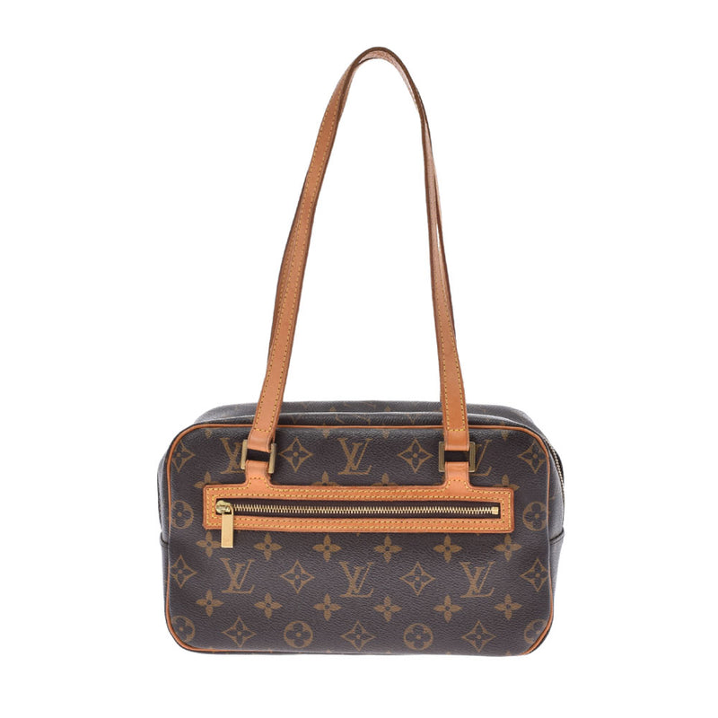 路易威顿路易·维顿（Louis Vuitton）路易威登（Louis Vuitton）会标cite mm棕色M51181男女通用会标帆布手提包B等级二手Ginzo