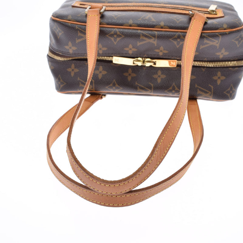 LOUIS VUITTON Louis Vuitton Monogram Cite MM Brown M51181 Unisex Monogram Canvas Handbag B Rank used Ginzo