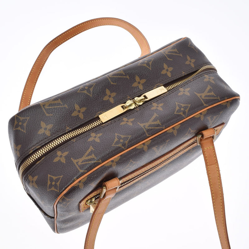 LOUIS VUITTON Louis Vuitton Monogram Cite MM Brown M51181 Unisex Monogram Canvas Handbag B Rank used Ginzo