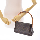 LOUIS VUITTON ルイヴィトン モノグラム ミニルーピング ブラウン M51147 レディース モノグラムキャンバス ワンショルダーバッグ Bランク 中古 銀蔵