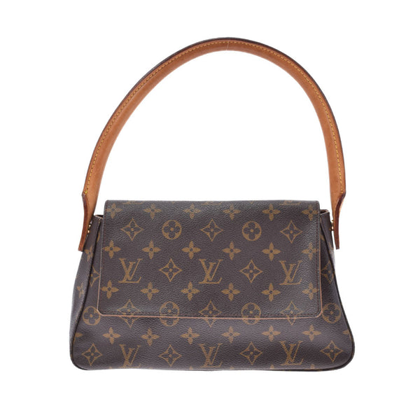 LOUIS VUITTON Louis Vuitton Monogram Mini Loping Brown M51147 Ladies Monogram Canvas One Shoulder Bag B Rank Used Ginzo
