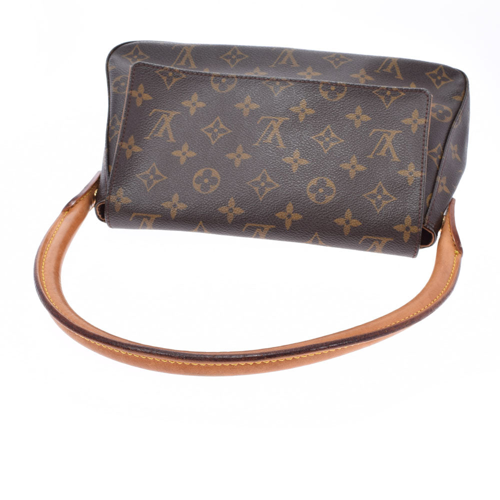 LOUIS VUITTON ルイヴィトン モノグラム ミニルーピング ブラウン 
