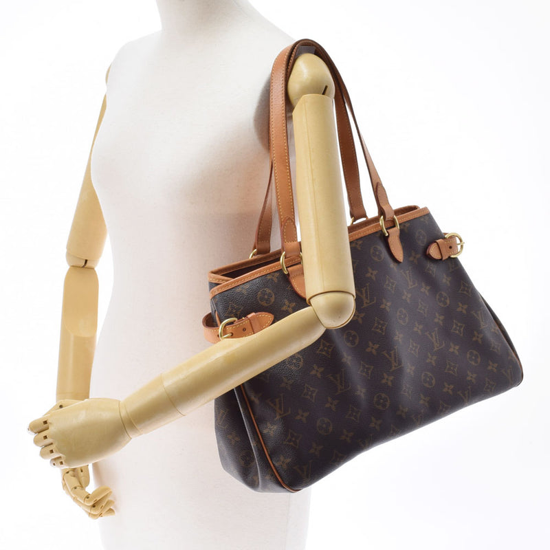 路易威顿路易·维顿（Louis Vuitton）路易·威登（Louis Vuitton）会标Batnyol Olizontal Brown M51154男女通俗的专着手提袋B级二手Ginzo