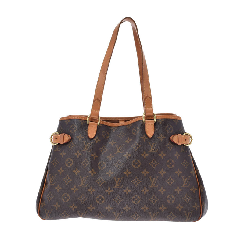 路易威顿路易·维顿（Louis Vuitton）路易·威登（Louis Vuitton）会标Batnyol Olizontal Brown M51154男女通俗的专着手提袋B级二手Ginzo