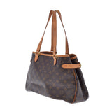 路易威顿路易·维顿（Louis Vuitton）路易·威登（Louis Vuitton）会标Batnyol Olizontal Brown M51154男女通俗的专着手提袋B级二手Ginzo