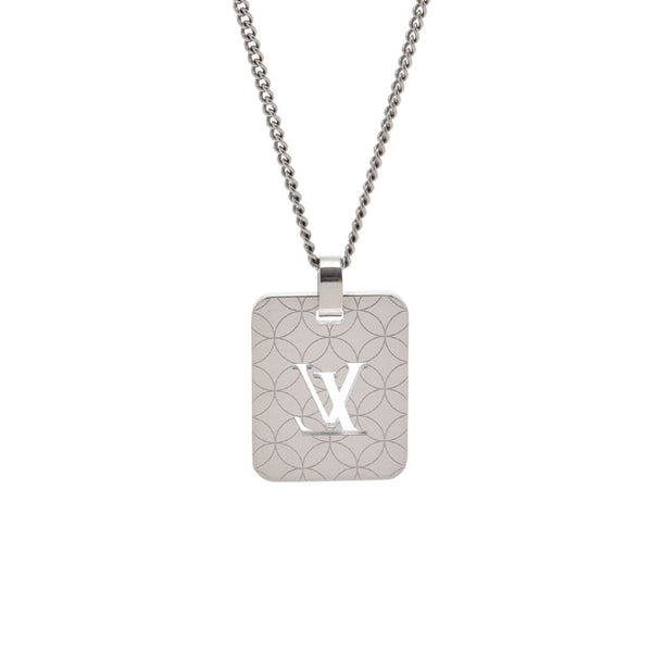 LOUIS VUITTON Louis Vuitton Bandantifus Erisise PM Silver Bracket Unisex Stainless Steel/Silver Necklace A Rank used Ginzo