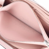 LOUIS VUITTON Louis Vuitton Mahina Zippy Wallet Magnolia (Pink) M61868 Ladies Leather Long Wallet AB Rank Used Ginzo