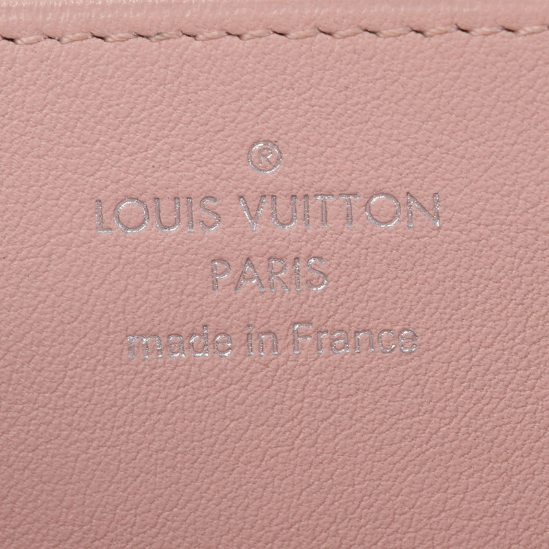 LOUIS VUITTON Louis Vuitton Mahina Zippy Wallet Magnolia (Pink) M61868 Ladies Leather Long Wallet AB Rank Used Ginzo