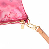 LOUIS VUITTON Louis Vuitton Monogram I Cut Flower Accessory Pouch Rose Andyan M90042 Ladies Monogram Verni Handbag A Rank Used Ginzo