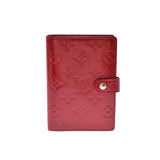 LOUIS VUITTON Louis Vuitton Verni Agenda PM Pom Damur R21016 Ladies Monogram Verni Notebook Cover AB Rank Used Ginzo