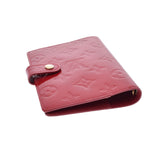 LOUIS VUITTON Louis Vuitton Verni Agenda PM Pom Damur R21016 Ladies Monogram Verni Notebook Cover AB Rank Used Ginzo