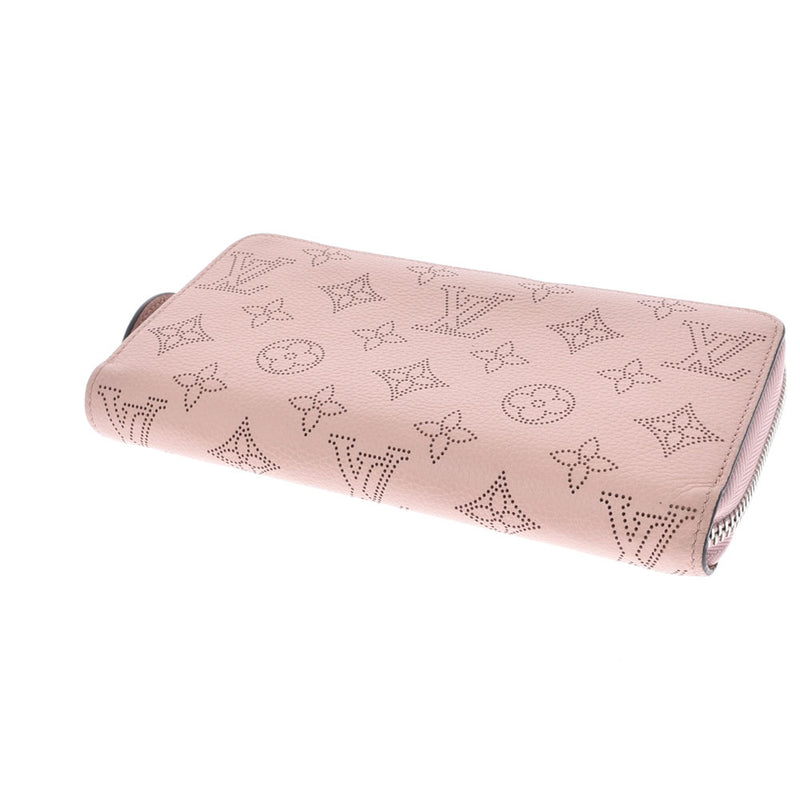 LOUIS VUITTON Louis Vuitton Mahina Zippy Wallet Magnolia (Pink) M61868 Ladies Leather Long Wallet B Rank Used Ginzo