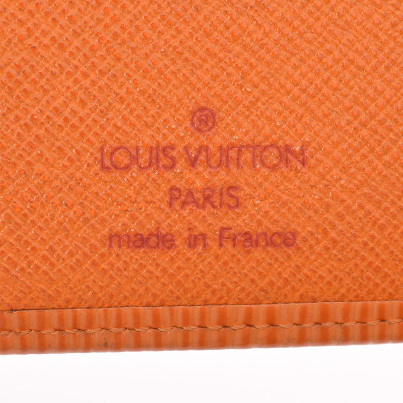 LOUIS VUITTON Louis Vuitton Epi Portofoyu Vienova Mandarin M6324H Ladies Epi Leather Bi -fold Wallet B Rank Used Ginzo