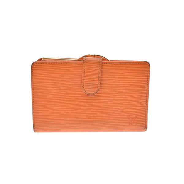 LOUIS VUITTON Louis Vuitton Epi Portofoyu Vienova Mandarin M6324H Ladies Epi Leather Bi -fold Wallet B Rank Used Ginzo