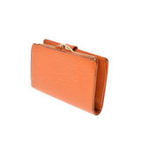 LOUIS VUITTON Louis Vuitton Epi Portofoyu Vienova Mandarin M6324H Ladies Epi Leather Bi -fold Wallet B Rank Used Ginzo