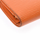 LOUIS VUITTON Louis Vuitton Epi Portofoyu Vienova Mandarin M6324H Ladies Epi Leather Bi -fold Wallet B Rank Used Ginzo