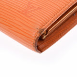 LOUIS VUITTON Louis Vuitton Epi Portofoyu Vienova Mandarin M6324H Ladies Epi Leather Bi -fold Wallet B Rank Used Ginzo