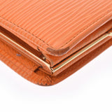 LOUIS VUITTON Louis Vuitton Epi Portofoyu Vienova Mandarin M6324H Ladies Epi Leather Bi -fold Wallet B Rank Used Ginzo