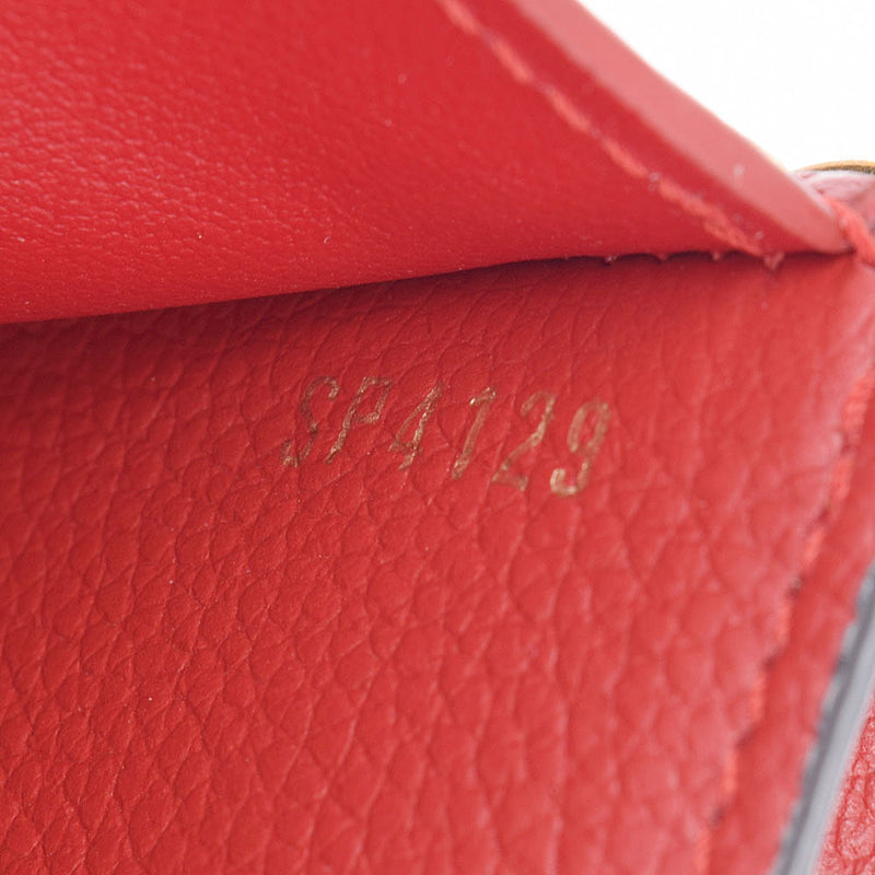 LOUIS VUITTON Louis Vuitton Monogram Portofoille Portas Compact Three (Red) M67478 Ladies Monogram Canvas Leather Triple Fold Wallet B Used Ginzo