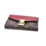 LOUIS VUITTON Louis Vuitton Monogram Portofoille Portas Compact Three (Red) M67478 Ladies Monogram Canvas Leather Triple Fold Wallet B Used Ginzo