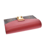 LOUIS VUITTON Louis Vuitton Monogram Portofoille Portas Compact Three (Red) M67478 Ladies Monogram Canvas Leather Triple Fold Wallet B Used Ginzo