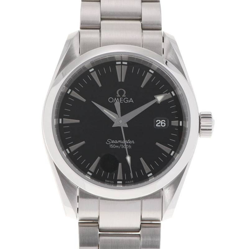 欧米茄欧米茄海洋大师Aqua Terra 2518.50男士SS Watch Quartz Black Dial A RANS二手Ginzo