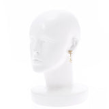 CHANEL Chanel Coco Mark 16 Years Ladies Fake Pearl Earrings AB Rank Used Ginzo