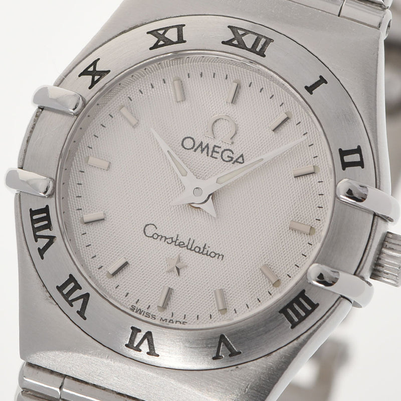 Omega Omega Constellation Mini 1562.30 Ladies SS Watch Quartz Silva Dial A Rank used Ginzo