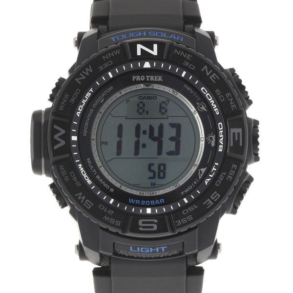 Casio Casio Pro Trek PRW-3510Y-1JF男士SS/橡胶手表太阳能电台时钟