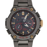 Casio Casio G-shock太阳能无线电GPS MRG-G1000B-1A4JR男士钛钛观看太阳能无线电时钟黑色拨号