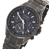 CITIZEN Citisen Atesa Eco Drive CC4004-58E Men's Titanium Watch Solar Radio Clock Black Dial A Rank Used Ginzo