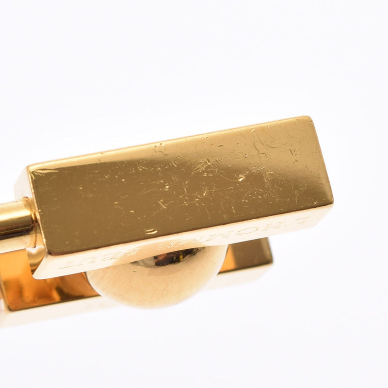 HERMES エルメス カデナ クラシックH 地球 2001年 ゴールド ユニセックス GP チャーム ABランク 中古 銀蔵